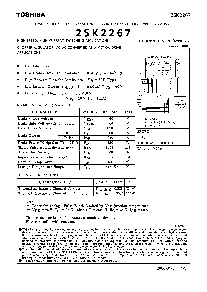 浏览型号2SK2267的Datasheet PDF文件第1页