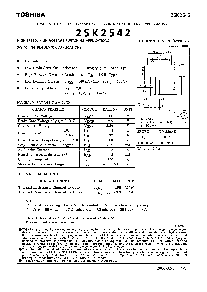 浏览型号2SK2542的Datasheet PDF文件第1页