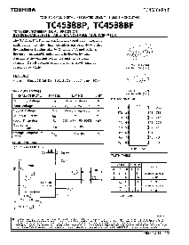 浏览型号TC4538BF的Datasheet PDF文件第1页