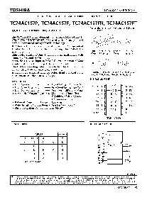 浏览型号TC74AC157F的Datasheet PDF文件第1页