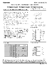 浏览型号TC74HC112AF的Datasheet PDF文件第1页
