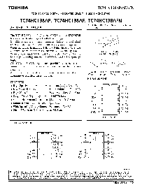浏览型号TC74HC138AP的Datasheet PDF文件第1页