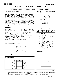 浏览型号TC74HC14AFN的Datasheet PDF文件第1页