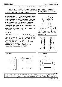 浏览型号TC74HC273AF的Datasheet PDF文件第1页