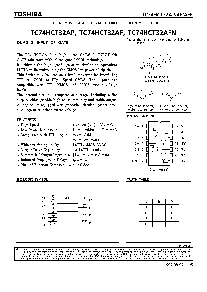 浏览型号TC74HCT32AP的Datasheet PDF文件第1页