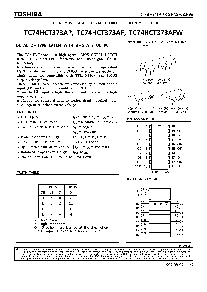 浏览型号TC74HCT373AF的Datasheet PDF文件第1页
