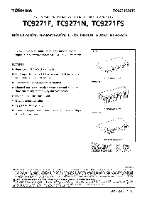 浏览型号TC9271FS的Datasheet PDF文件第1页