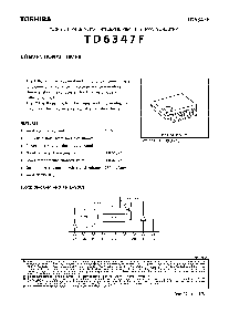 浏览型号TD6347F的Datasheet PDF文件第1页