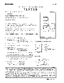 浏览型号TLP759的Datasheet PDF文件第1页