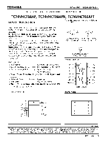 浏览型号TC74VHCT08AFT的Datasheet PDF文件第1页
