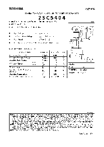 浏览型号2SC5404的Datasheet PDF文件第1页