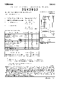 浏览型号2SK2952的Datasheet PDF文件第1页