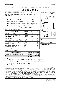 浏览型号2SK2917的Datasheet PDF文件第1页