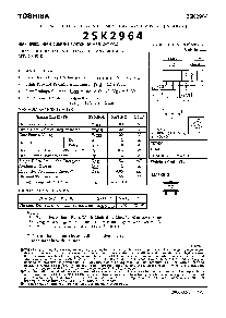 浏览型号2SK2964的Datasheet PDF文件第1页