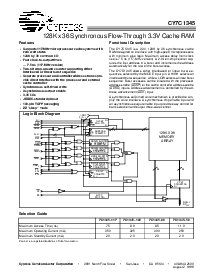 浏览型号CY7C1345的Datasheet PDF文件第1页