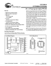 浏览型号CY7C293A的Datasheet PDF文件第1页