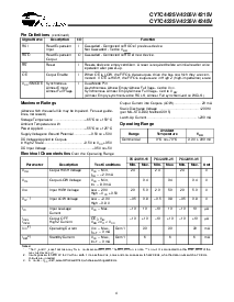 浏览型号CY7C4245V的Datasheet PDF文件第4页