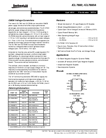 浏览型号ICL7660A的Datasheet PDF文件第1页