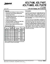 浏览型号ICL7106S的Datasheet PDF文件第1页
