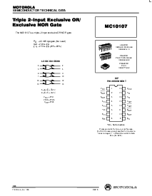 浏览型号MC10107的Datasheet PDF文件第1页
