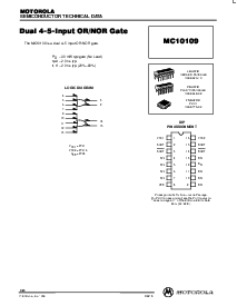 浏览型号MC10109的Datasheet PDF文件第1页