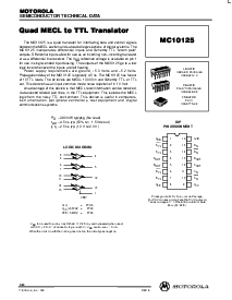浏览型号MC10125的Datasheet PDF文件第1页