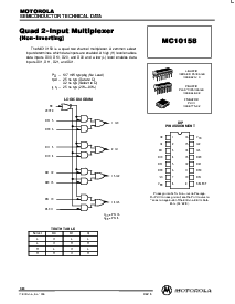 浏览型号MC10158的Datasheet PDF文件第1页