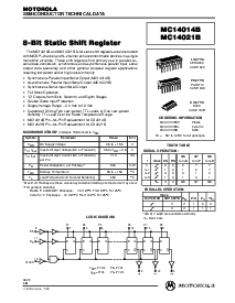 浏览型号MC14014B的Datasheet PDF文件第1页