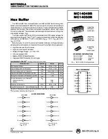 浏览型号MC14050B的Datasheet PDF文件第1页