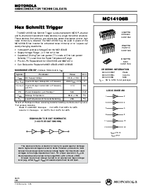 浏览型号MC14106B的Datasheet PDF文件第1页