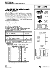 浏览型号MC14557B的Datasheet PDF文件第1页