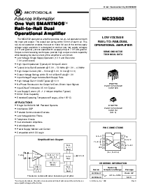 浏览型号MC33502的Datasheet PDF文件第1页