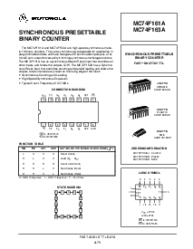 浏览型号MC74F163A的Datasheet PDF文件第1页