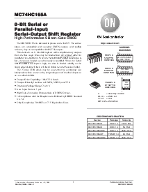 浏览型号MC74HC165A的Datasheet PDF文件第1页