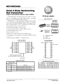 浏览型号MC74HC245A的Datasheet PDF文件第1页