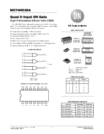 浏览型号MC74HC32A的Datasheet PDF文件第1页