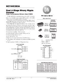 浏览型号MC74HC393A的Datasheet PDF文件第1页