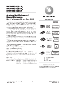 浏览型号MC74HC4051的Datasheet PDF文件第1页