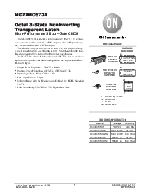 浏览型号MC74HC573A的Datasheet PDF文件第1页