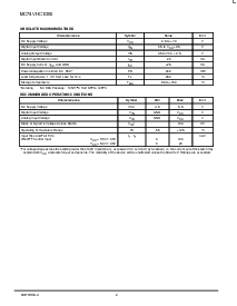 浏览型号MC74VHC1G66的Datasheet PDF文件第2页