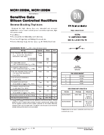 浏览型号MCR12DSMT4的Datasheet PDF文件第1页