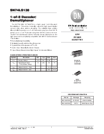 浏览型号SN74LS138D的Datasheet PDF文件第1页