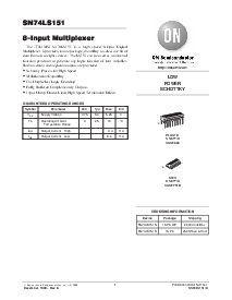 浏览型号SN74LS151D的Datasheet PDF文件第1页