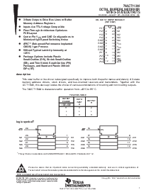 浏览型号74ACT11244的Datasheet PDF文件第1页