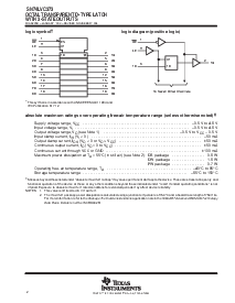 浏览型号SN74LVC373的Datasheet PDF文件第2页