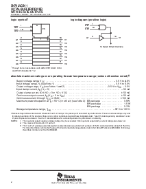 浏览型号SN74LVC541的Datasheet PDF文件第2页