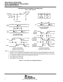 浏览型号SN74LVC573A的Datasheet PDF文件第6页