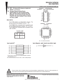 浏览型号SN74AC04的Datasheet PDF文件第1页