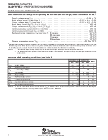 浏览型号SN74ACT00的Datasheet PDF文件第2页