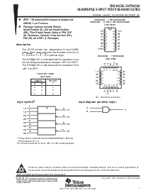 浏览型号SN74AC00的Datasheet PDF文件第1页